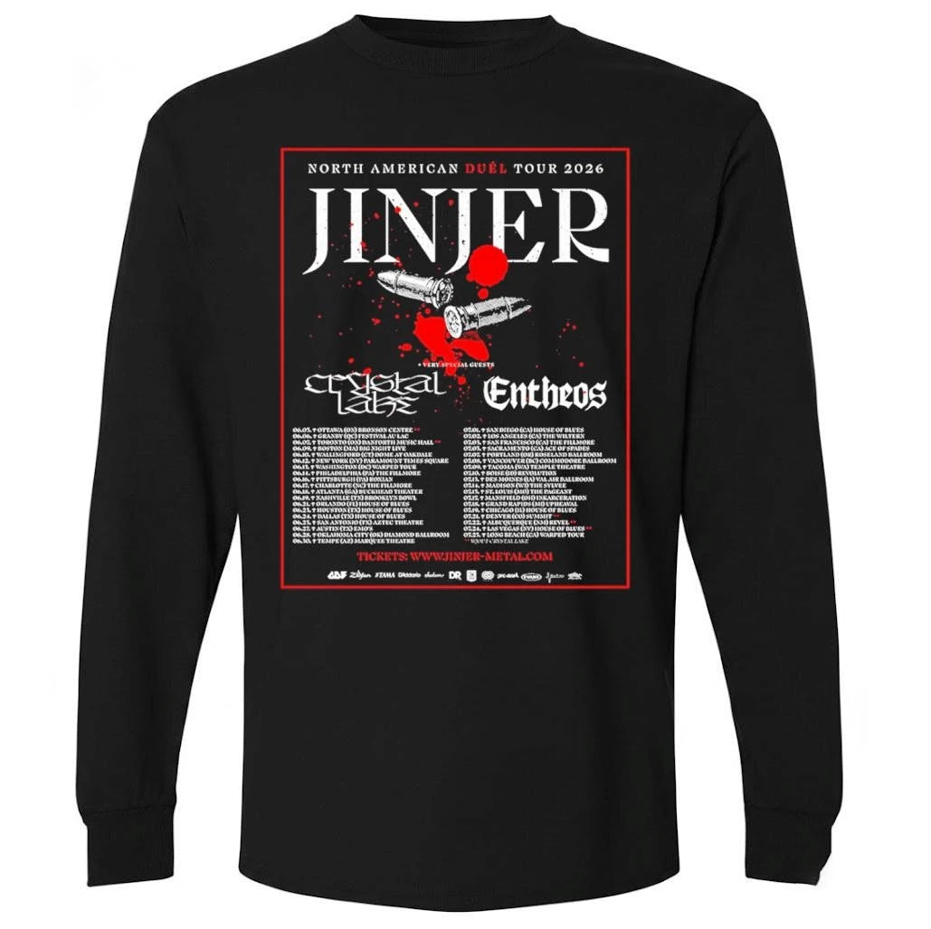 Jinjer North American Tour 2026 Schedule Tour Dates Shirt