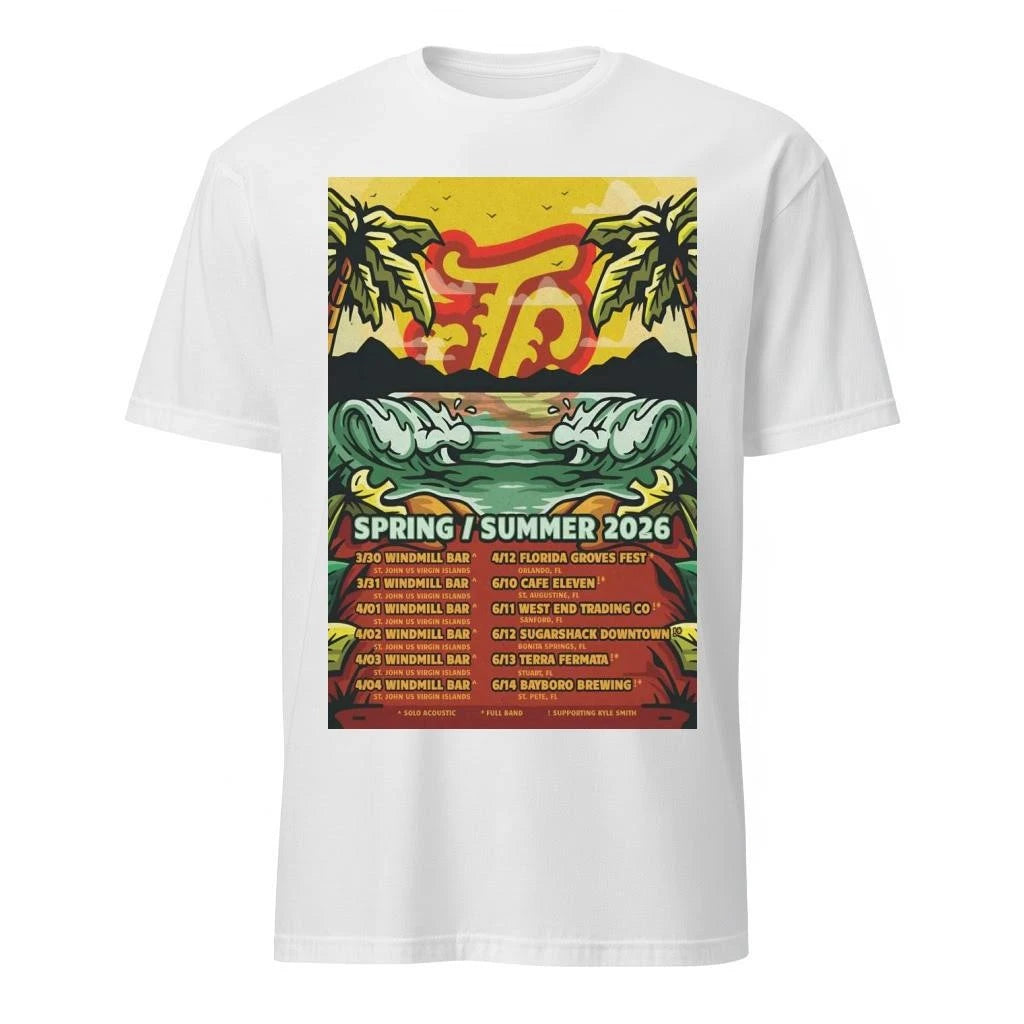 Joey Calderaio Spring &amp; Summer 2026 Tour Poster Shirt