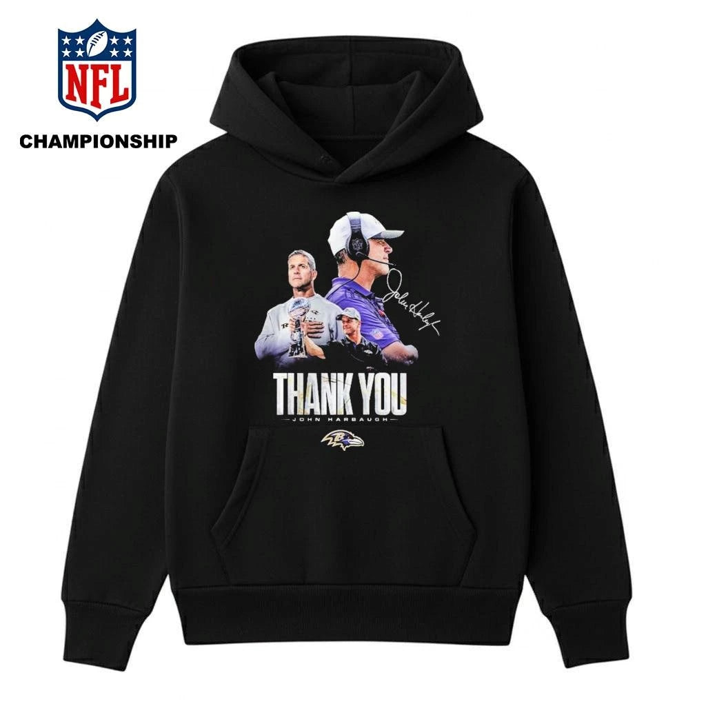 John Harbaugh Baltimore Ravens Coach 2026 Farewell Shirt