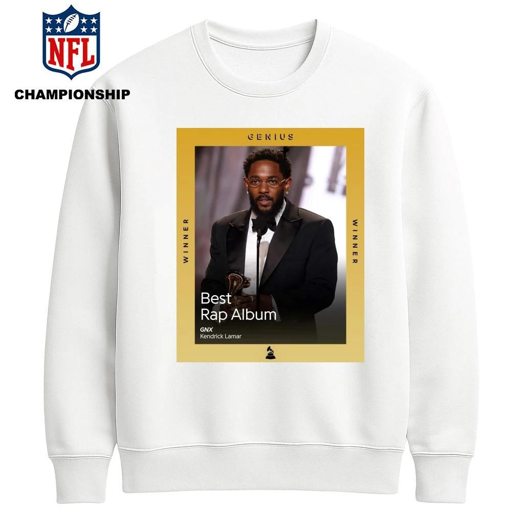 Kendrick Lamar Wins Best Rap Album GNX Grammy Awards 2026 Shirt
