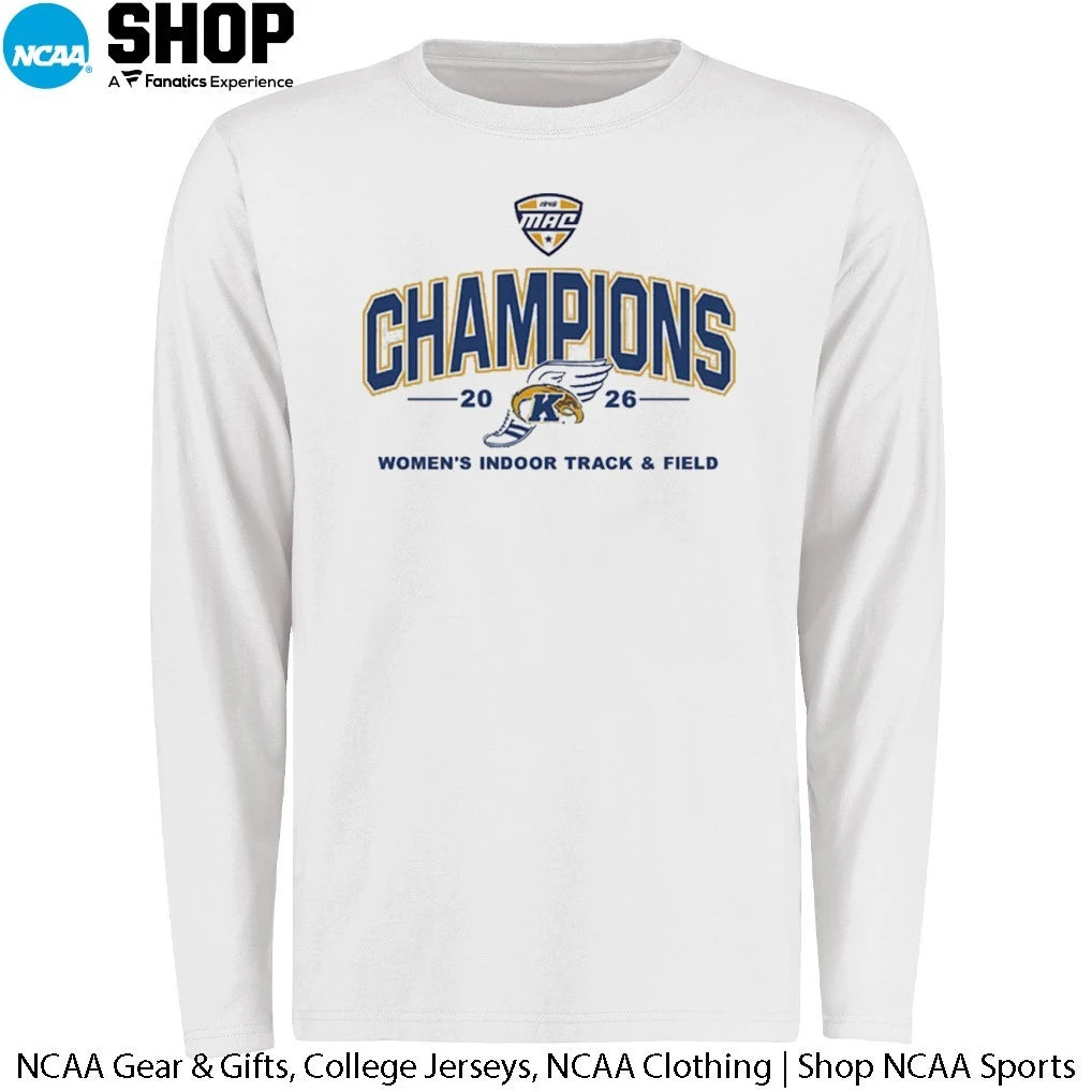 Kent State Golden Flashes MAC 2026 Women’s Indoor Track &amp; Field Champions T-Shirt