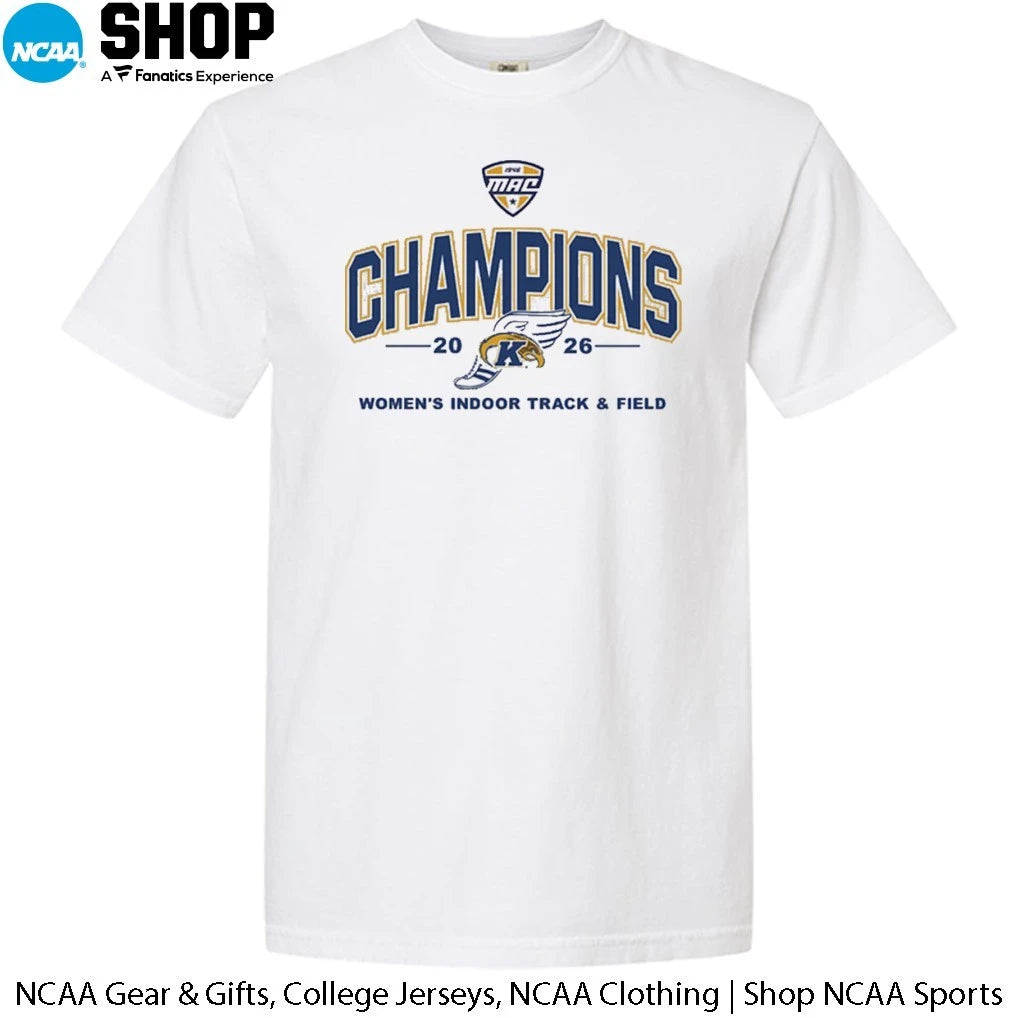 Kent State Golden Flashes MAC 2026 Women’s Indoor Track &amp; Field Champions T-Shirt
