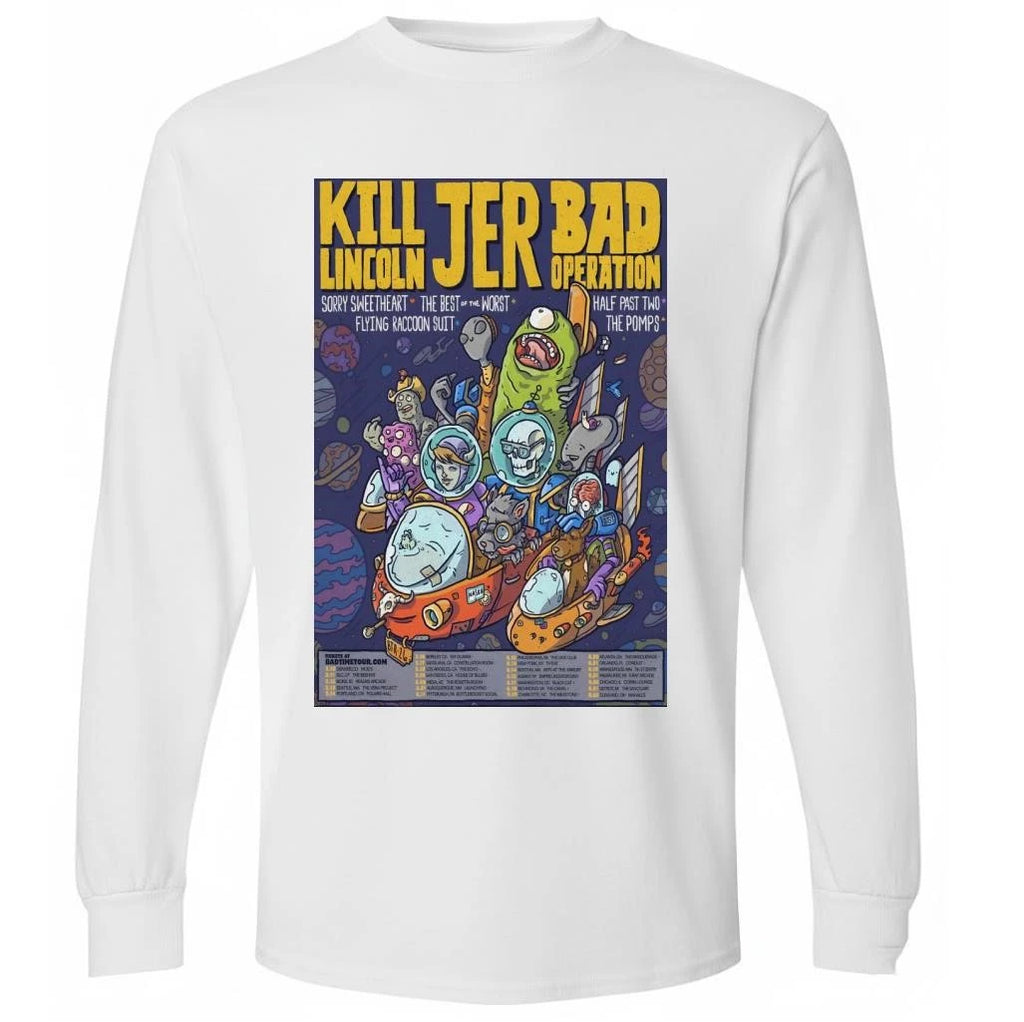 Kill Lincoln With Jer And Bad Operation Bad Time 2026 Tour Poster Shirt