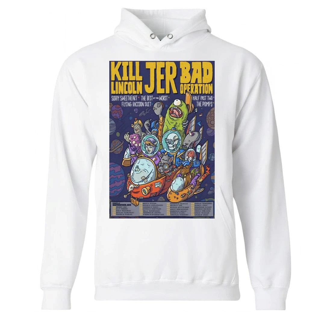 Kill Lincoln With Jer And Bad Operation Bad Time 2026 Tour Poster Shirt