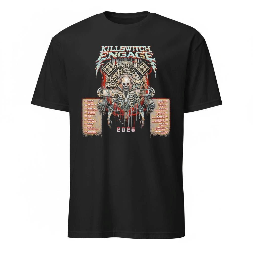 Killswitch Engage US Tour 2026 Venue Dates Schedule Shirt