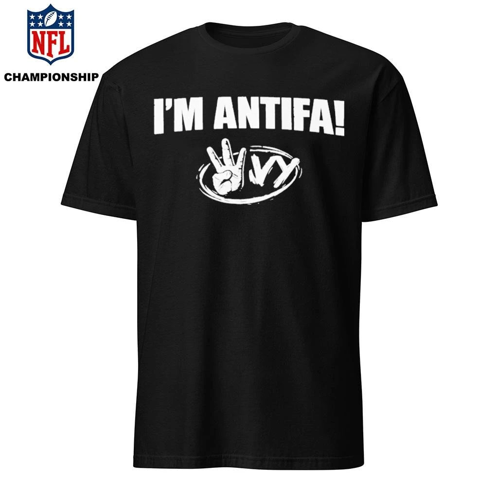 Kyle Wagner With I’m Antifa Shirt