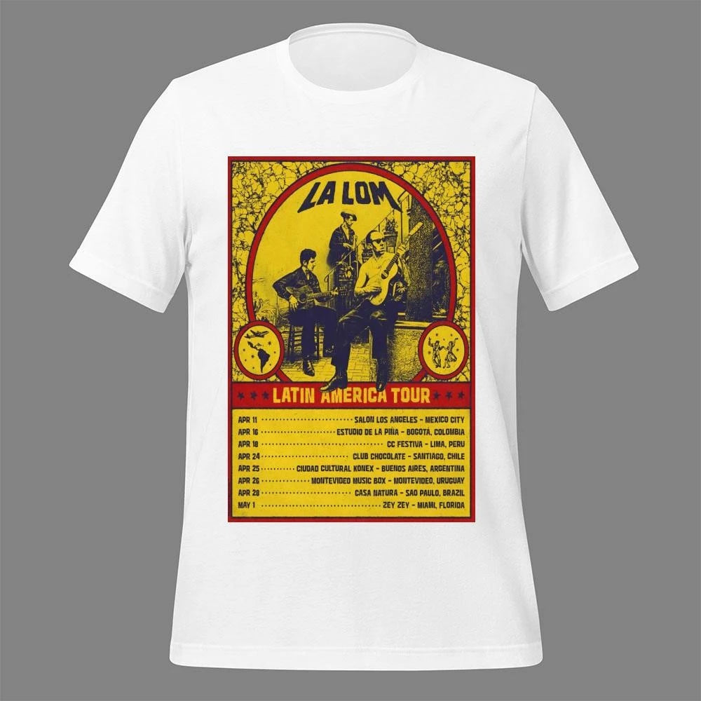 La Lom Tour Latin America 2026 Poster shirt
