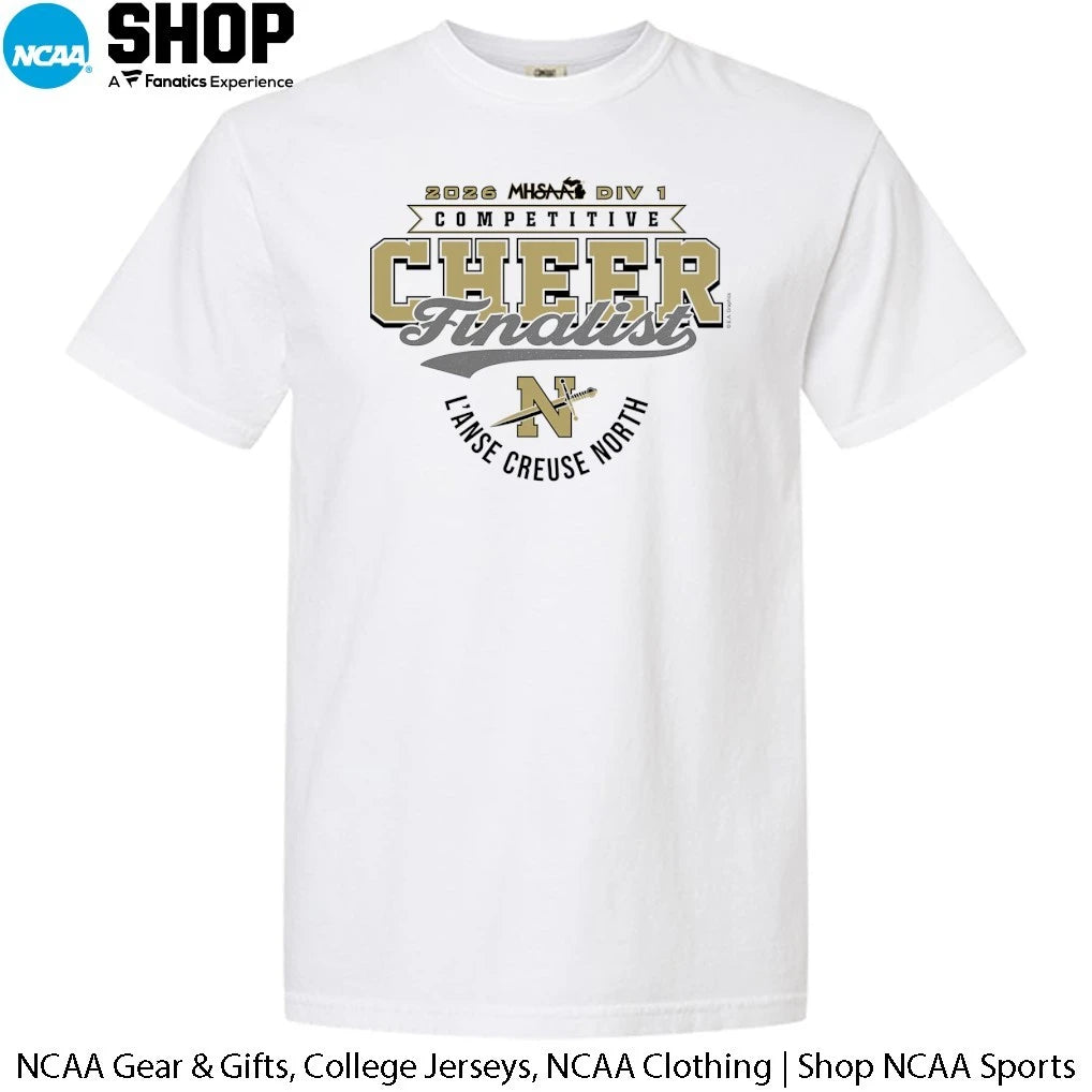 LCN Crusaders 2026 MHSAA DIV 1 Competitive Cheer Finalist T-Shirt