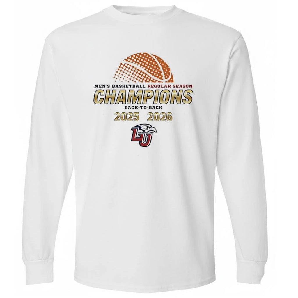 Liberty Flames Mens Basketball Regular Seasons Champions Back To Back 2025 2026 Shirt