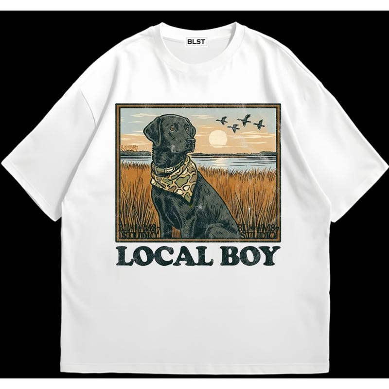 local boy T-Shirt Perfect for Active Days and Casual Style Vintage 90s Graphic Tee Hoodie, Sweatshirt | HypeDripTees.com