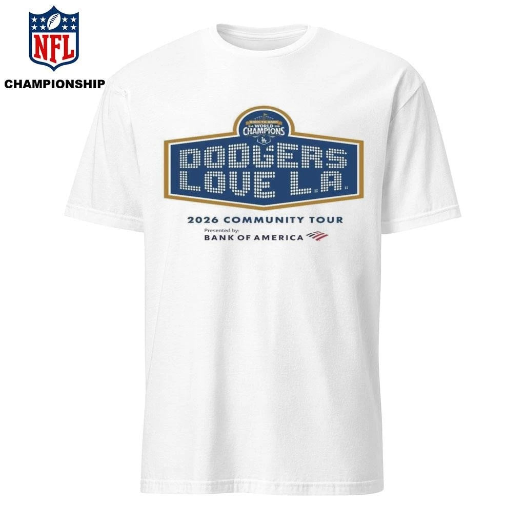Los Angeles Dodgers Love LA Community Tour Shirt