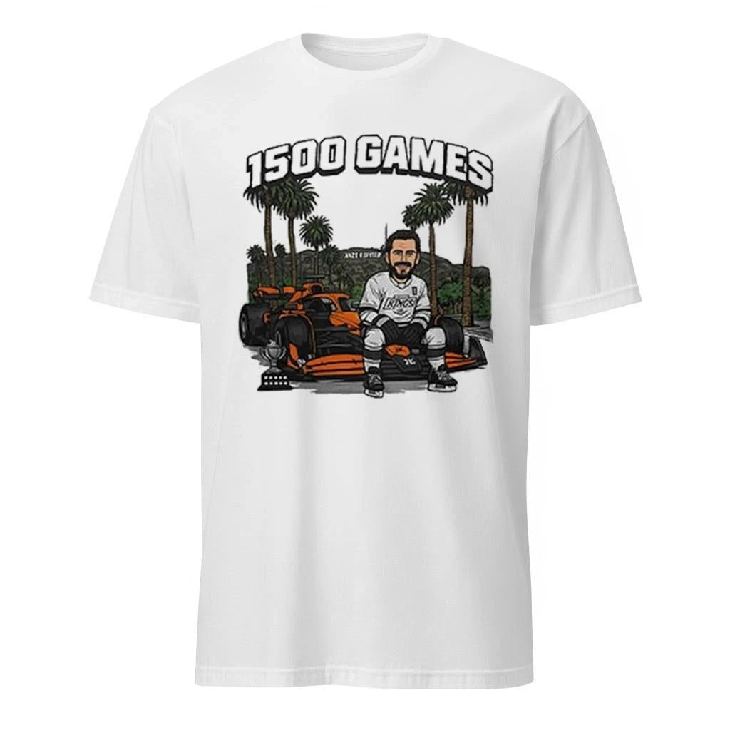 Los Angeles Kings Anze Kopitar Achieving 1500 Shirt