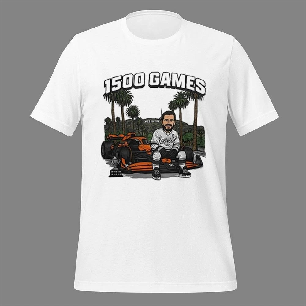Los Angeles Kings Anze Kopitar Achieving 1500 Shirt
