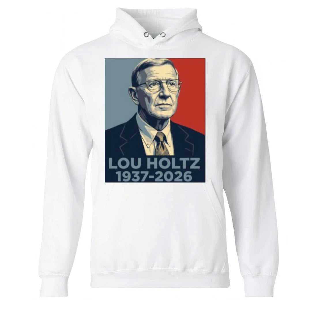 Lou Holtz 1937-2026 Memorial Poster Shirt