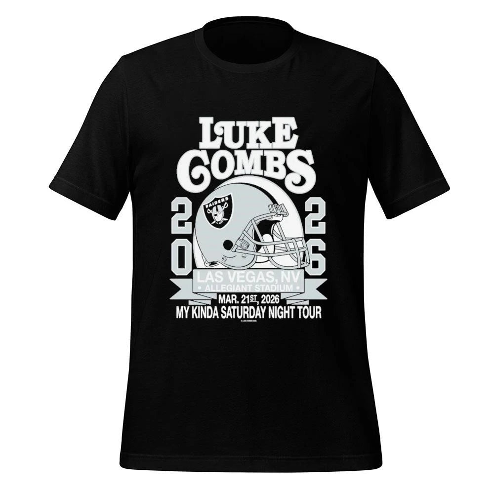 Luke Combs 2026 Las vegas Nv Allegiant Stadium Mar 21 2026 Kinda Saturday Night Tour Shirt