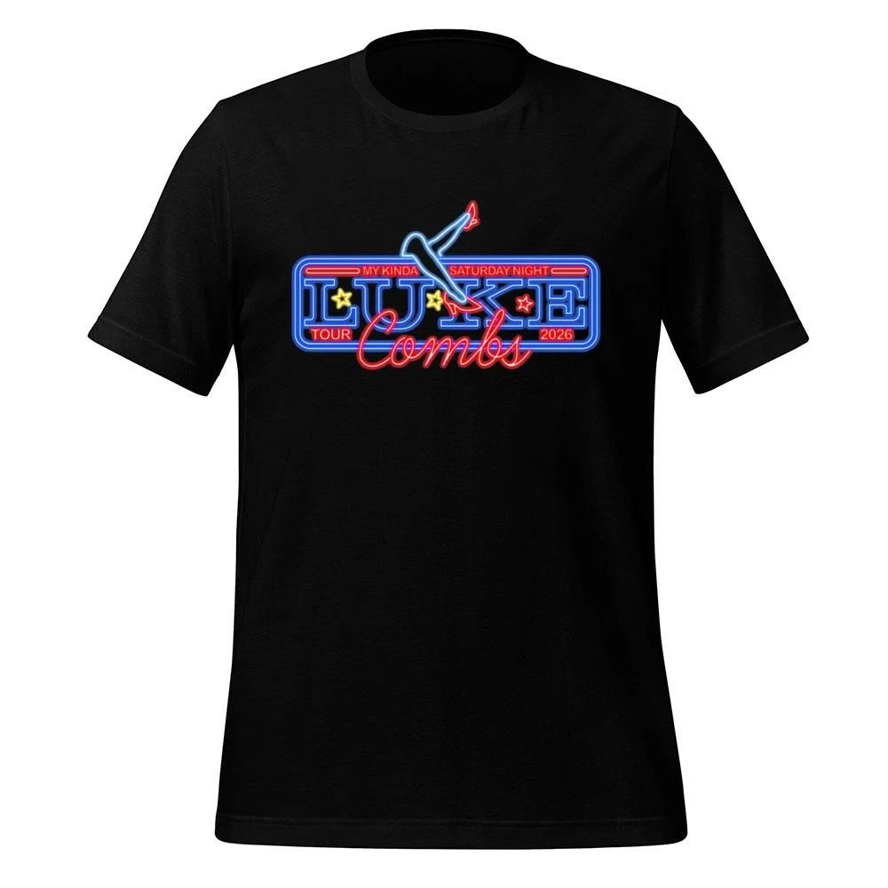 Luke Combs 2026 Tour Dates Neon Shirt