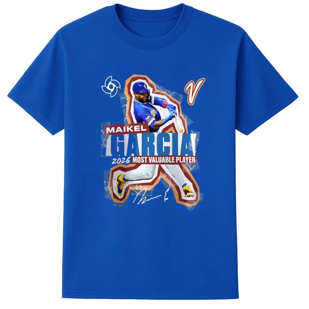 Maikel Garcia Venezuela Baseball 2026 World Baseball Classic MVP Shirt