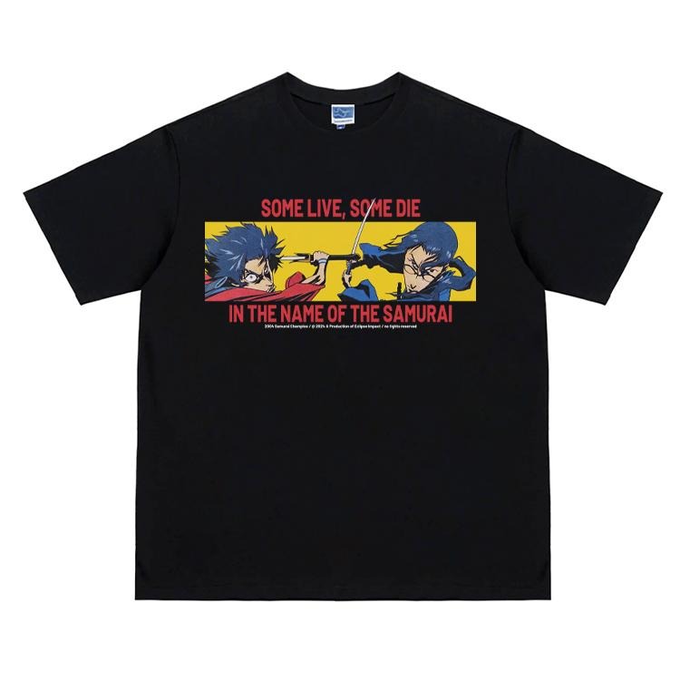manglobe "Brothers in Stride" Vintage Oversized Tee Anime T-shirt 100% Cotton Original Design Men's Top for Fans DTG...