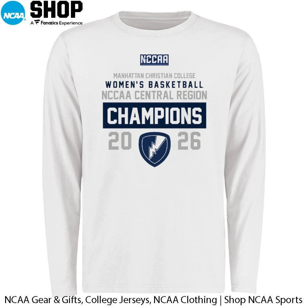 Manhattan Christian College Women’s Basketball 2026 NCCAA Central Season Champions T-Shirt