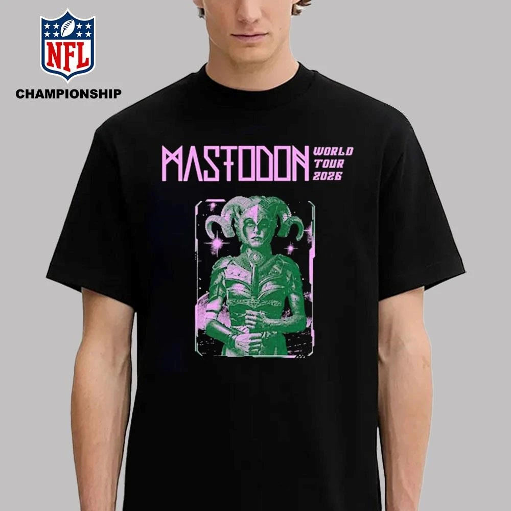 Mastodon World Tour 2026 Venue Tour Dates Shirt
