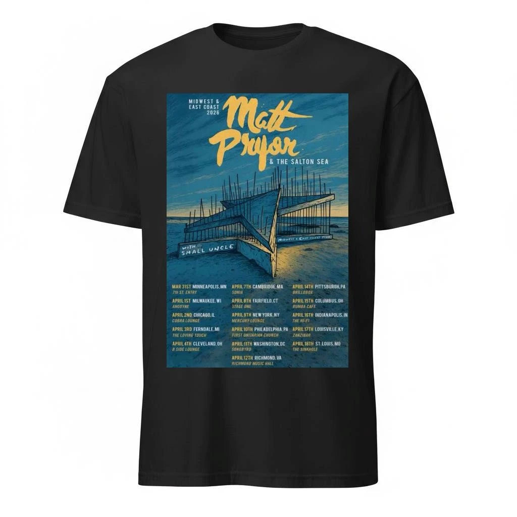 Matt Pryor Midwest And East Coast 2026 Tour Poster Shirt