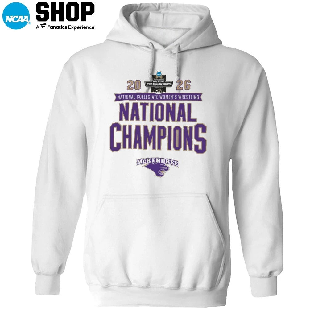 McKendree Bearcats Champion Unisex 2026 NCAA Women’s Wrestling National Champions T-Shirt