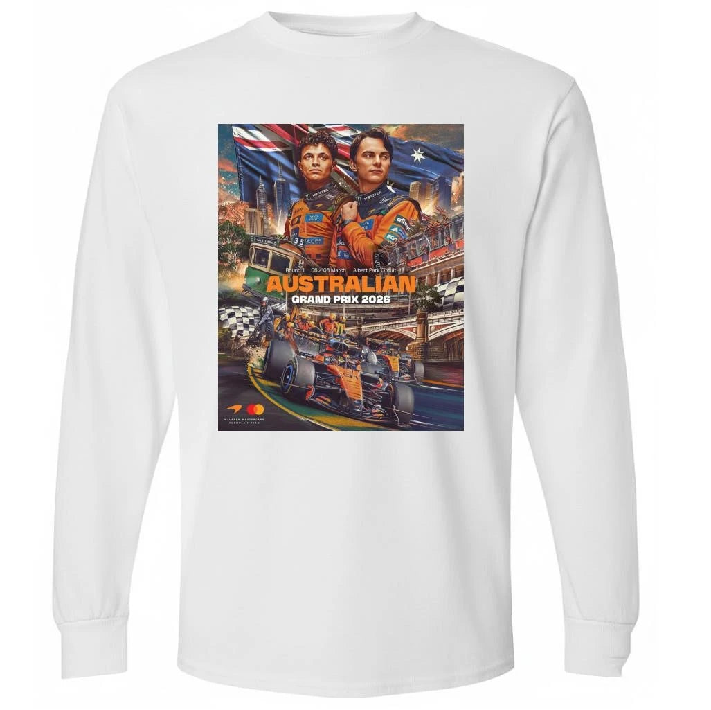 McLaren Formula 1 Team Australian Grand Prix 2026 At Albert Park Grand Prix Circuit On March 6 8 2026 Shirt