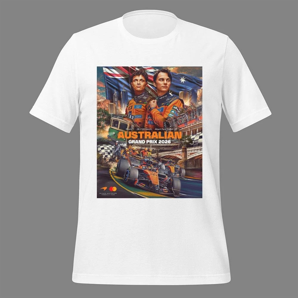 McLaren Formula 1 Team Australian Grand Prix 2026 At Albert Park Grand Prix Circuit On March 6 8 2026 Shirt