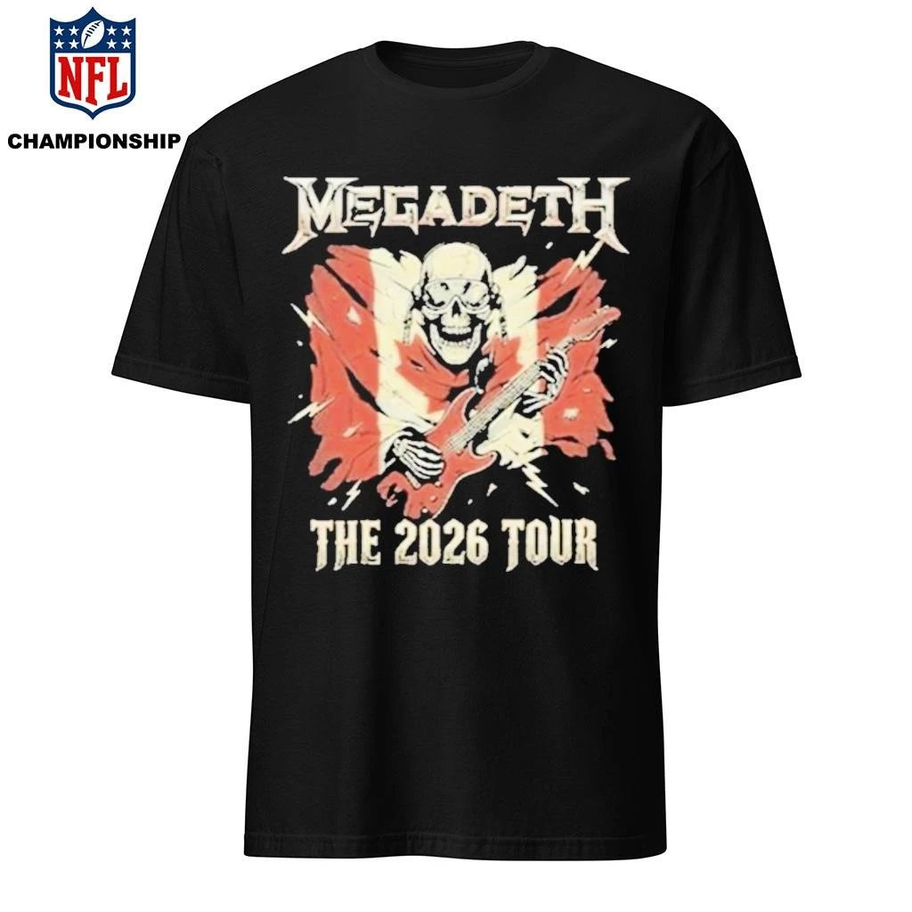 Megadeth The 2026 Tour Canada Concert Shirt
