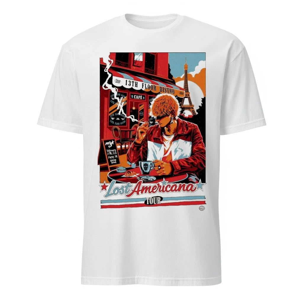 MGK Paris Feb 27 2026 Lost Americana Tour Poster Shirt