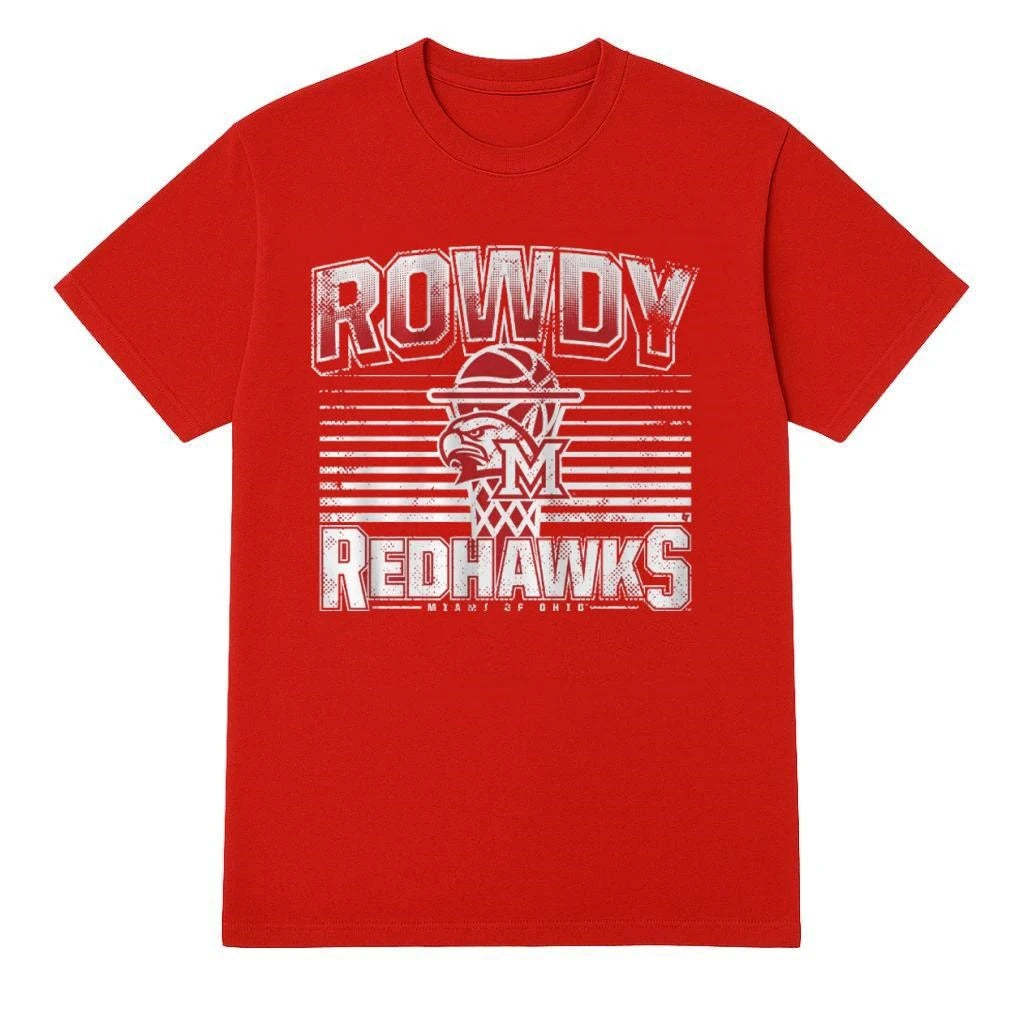 Miami (OH) Basketball Rowdy RedHawks Shirt