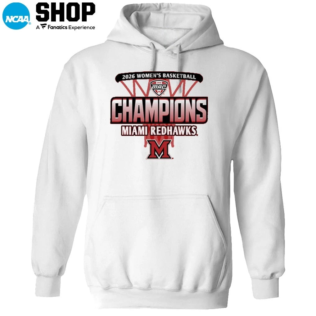 Miami RedHawks 2026 MAC Women’s Basketball Regular Season Champions T-Shirt