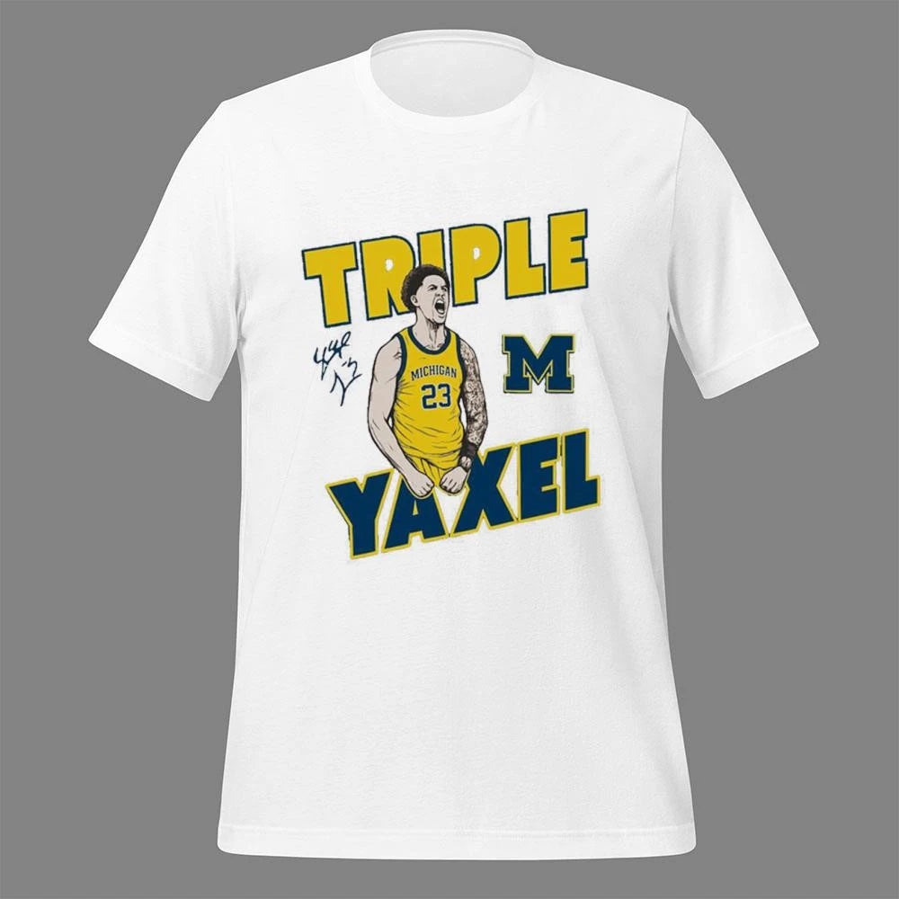 Michigan Men’s Basketball Triple Yaxel Shirt