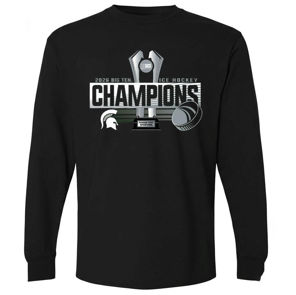 Michigan State Spartans 2026 Big ten Ice Hockey Champions Shirt