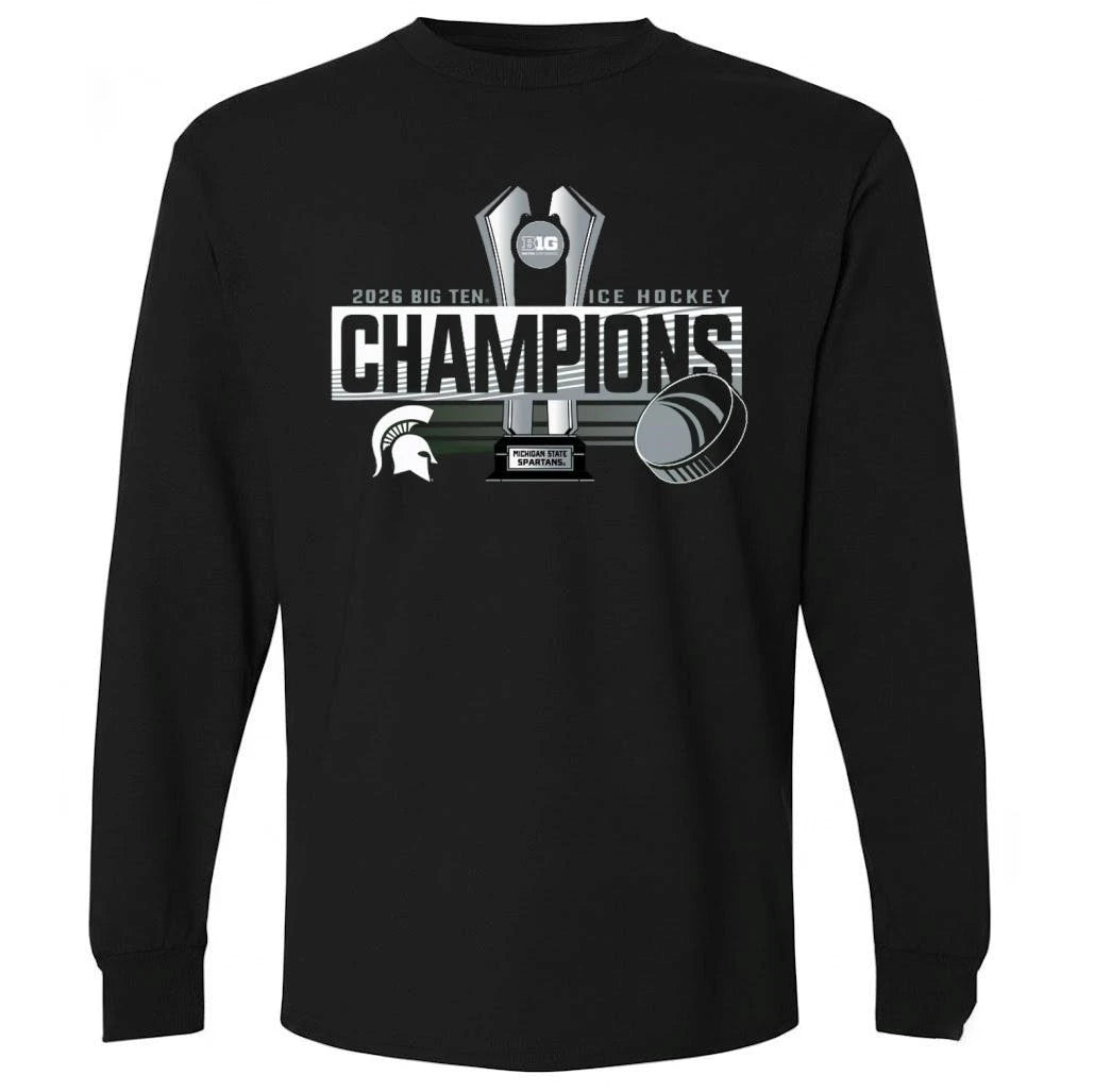 Michigan State Spartans 2026 Big ten Ice Hockey Champions Shirt