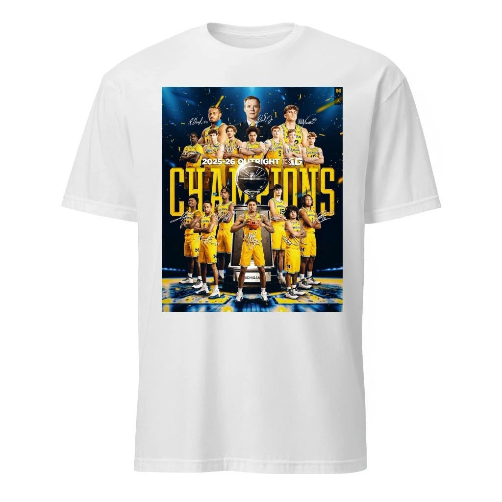 Michigan Wolverines 2025-2026 Big Ten Outright Champions Shirt