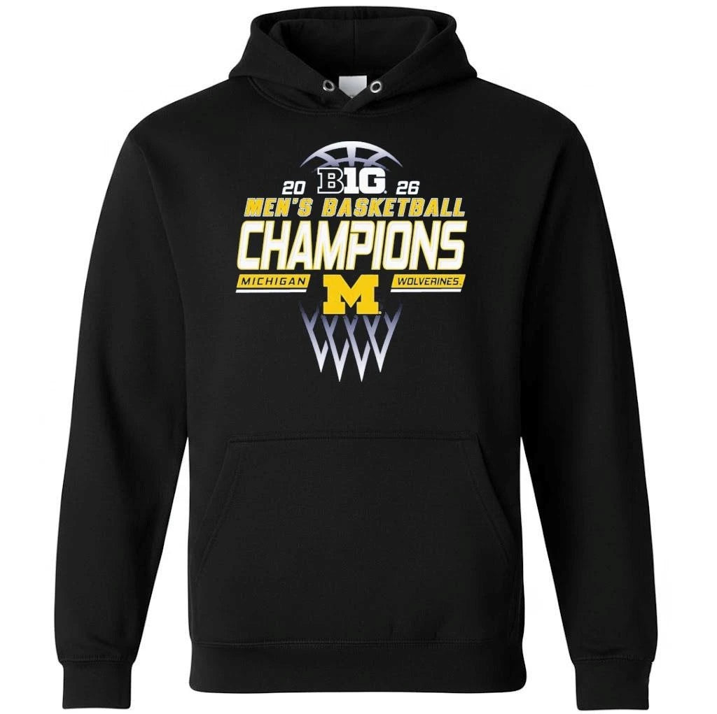 Michigan Wolverines Basketball 2026 Big Ten Regular Season Shirt