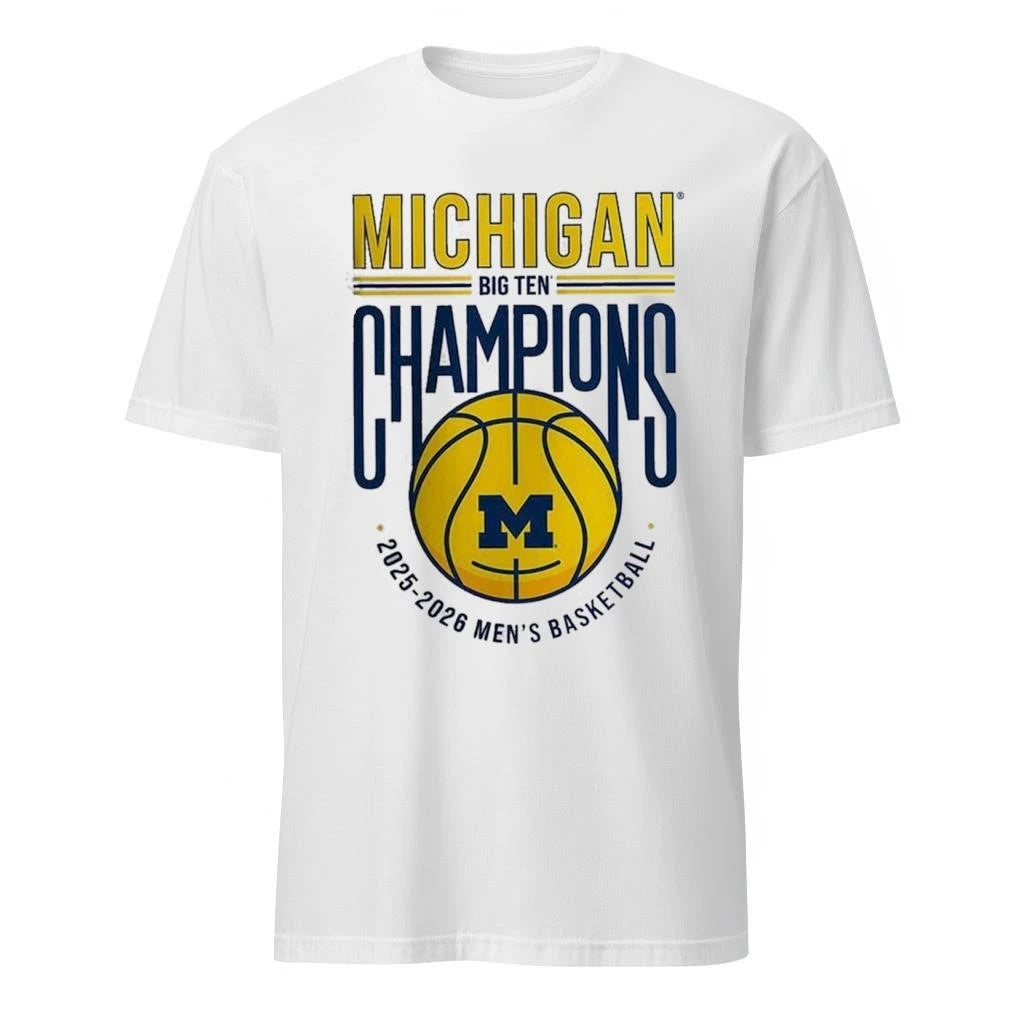 Michigan Wolverines Men’s Basketball Has Been Winner The 2025-2026 Big Ten Regular Season Champions Shirt