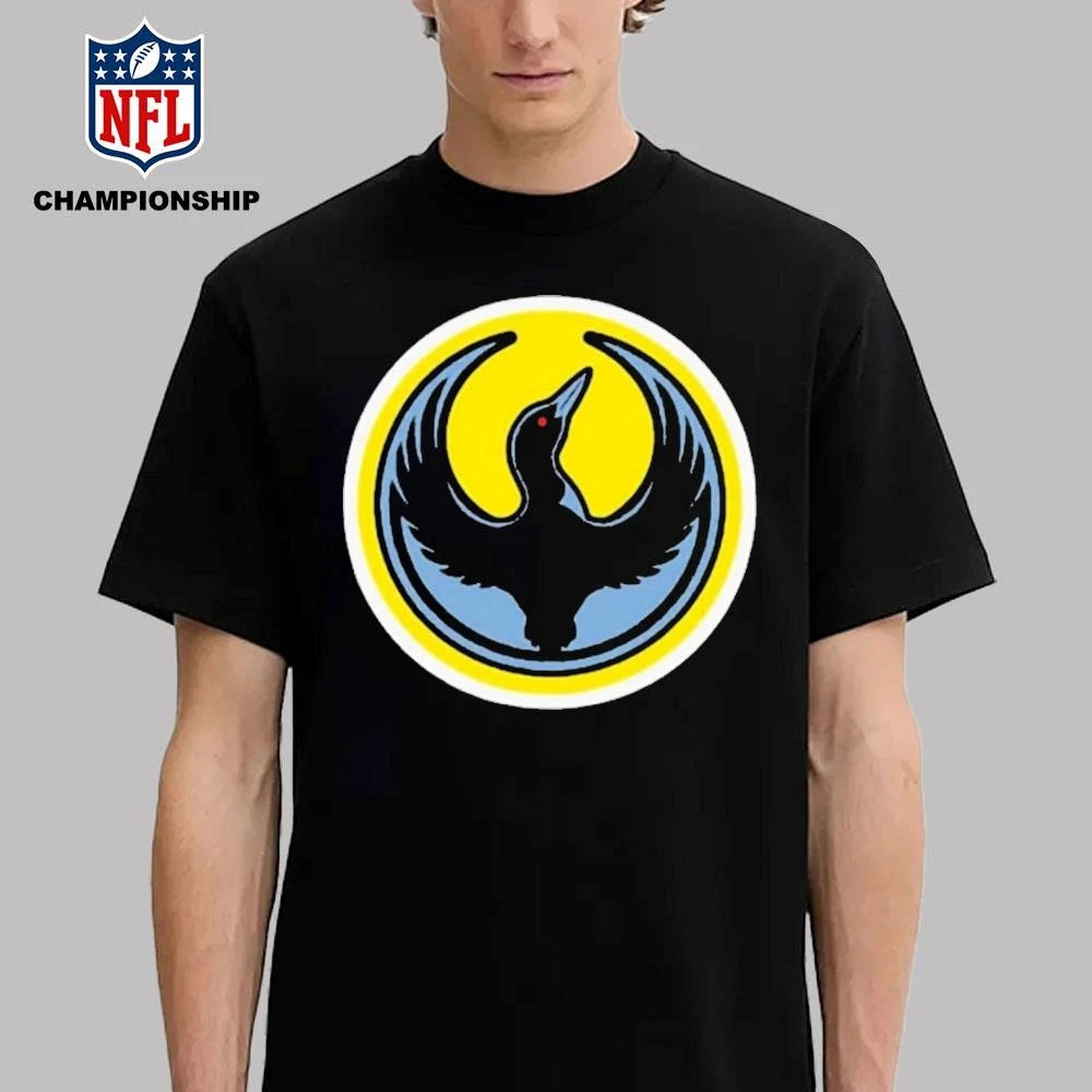 Minnesota Rebel Alliance Loon Yellow Circle Emblem Shirt