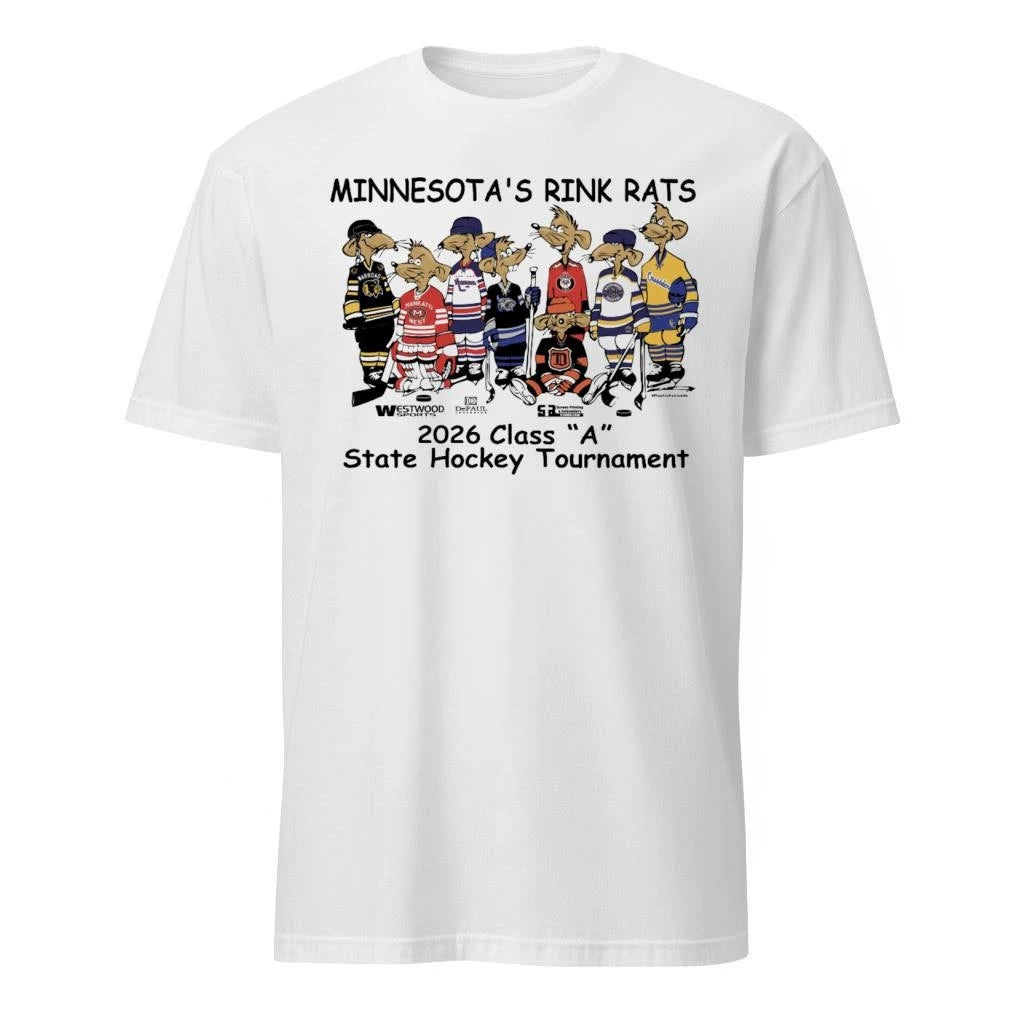 Minnesotas Rink Rats 2026 Class A State Hockey Tournament Shirt