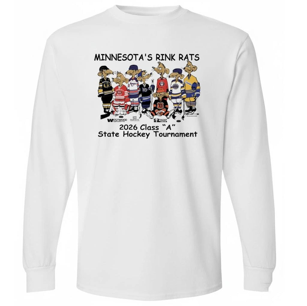 Minnesotas Rink Rats 2026 Class A State Hockey Tournament Shirt