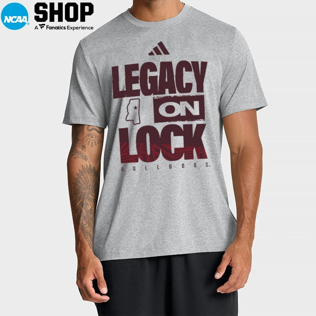 Mississippi State Bulldogs 2026 Legacy On Lock March Madness T-Shirt