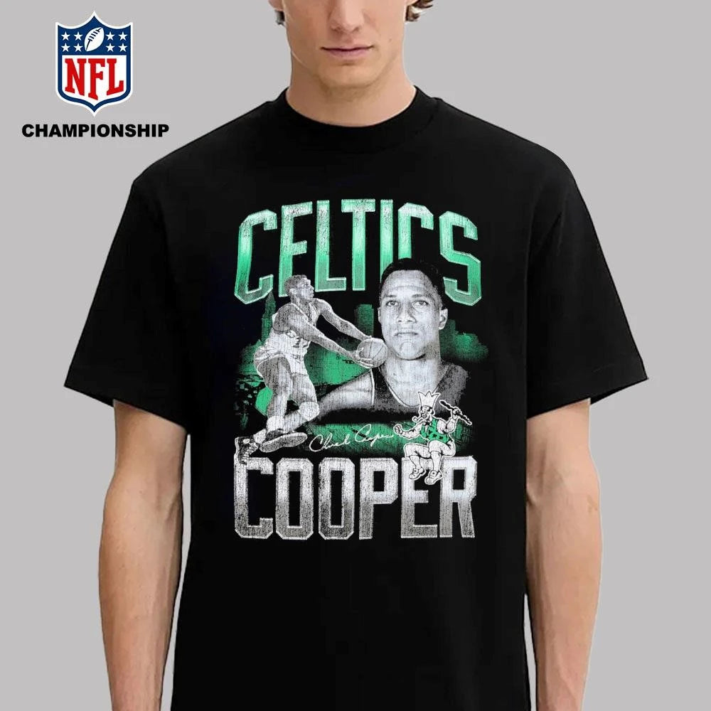 Mitchell And Ness Chuck Cooper Boston Celtics 75th Anniversary NBA Pioneers Shirt