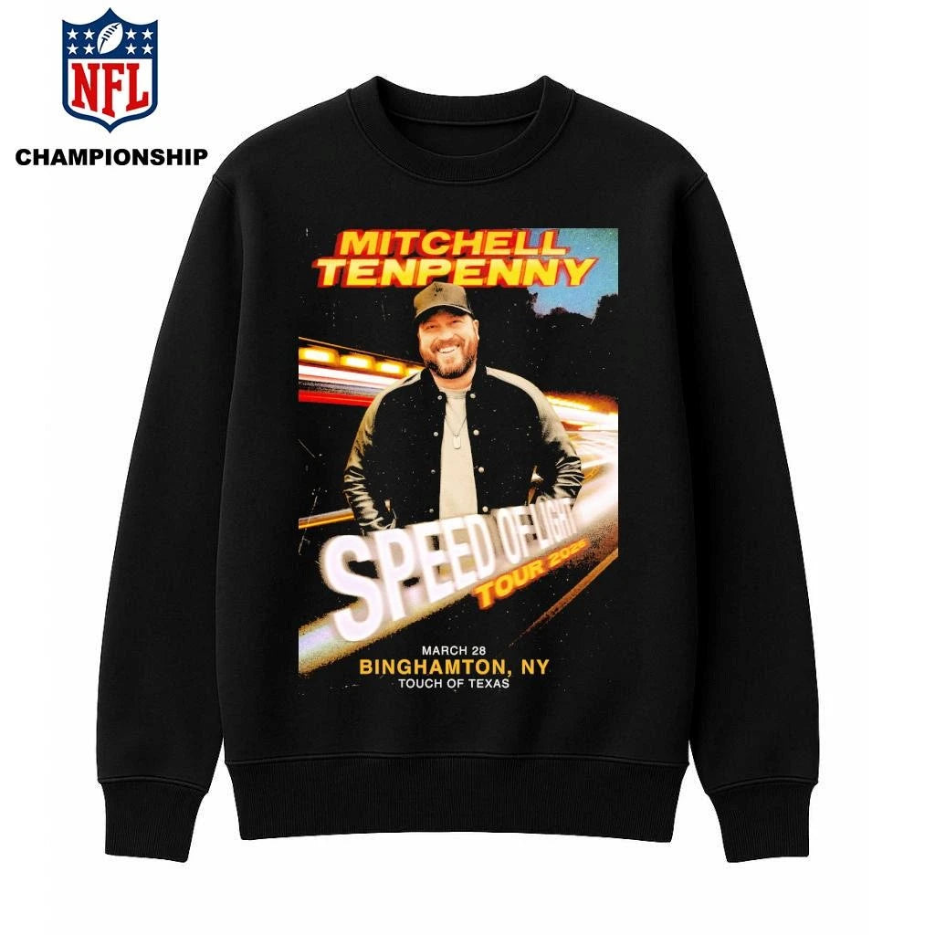 Mitchell Tenpenny Speed Of Light Tour 2026 North America City Dates Poster Shirt