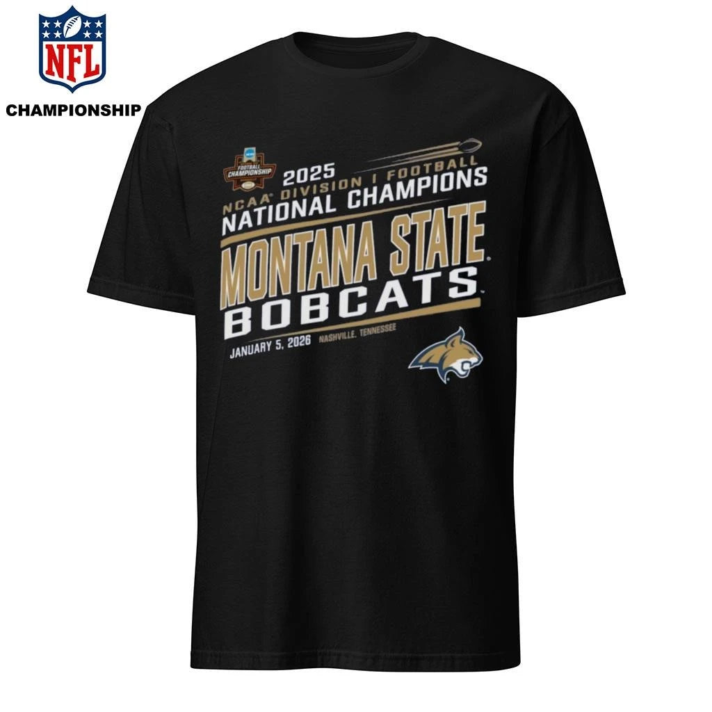 Montana State Football 2025 FCS National Champions Shirt