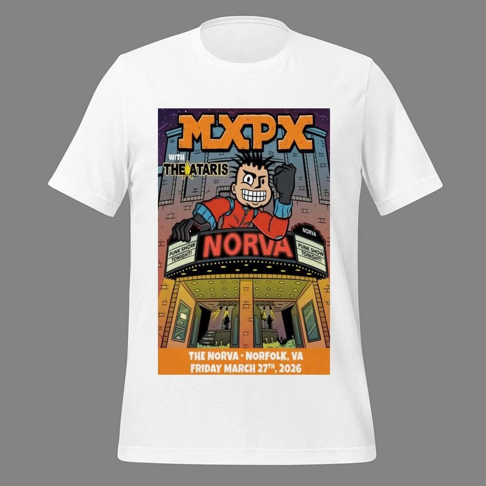 MXPX March 27 2026 Norfolk, VA Poste shirt