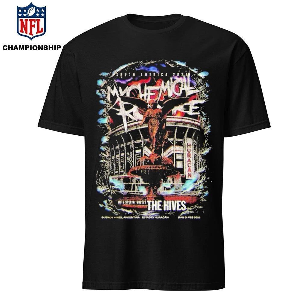 My Chemical Romance Feb 1 2026 Estadio Huracan Argentina Shirt