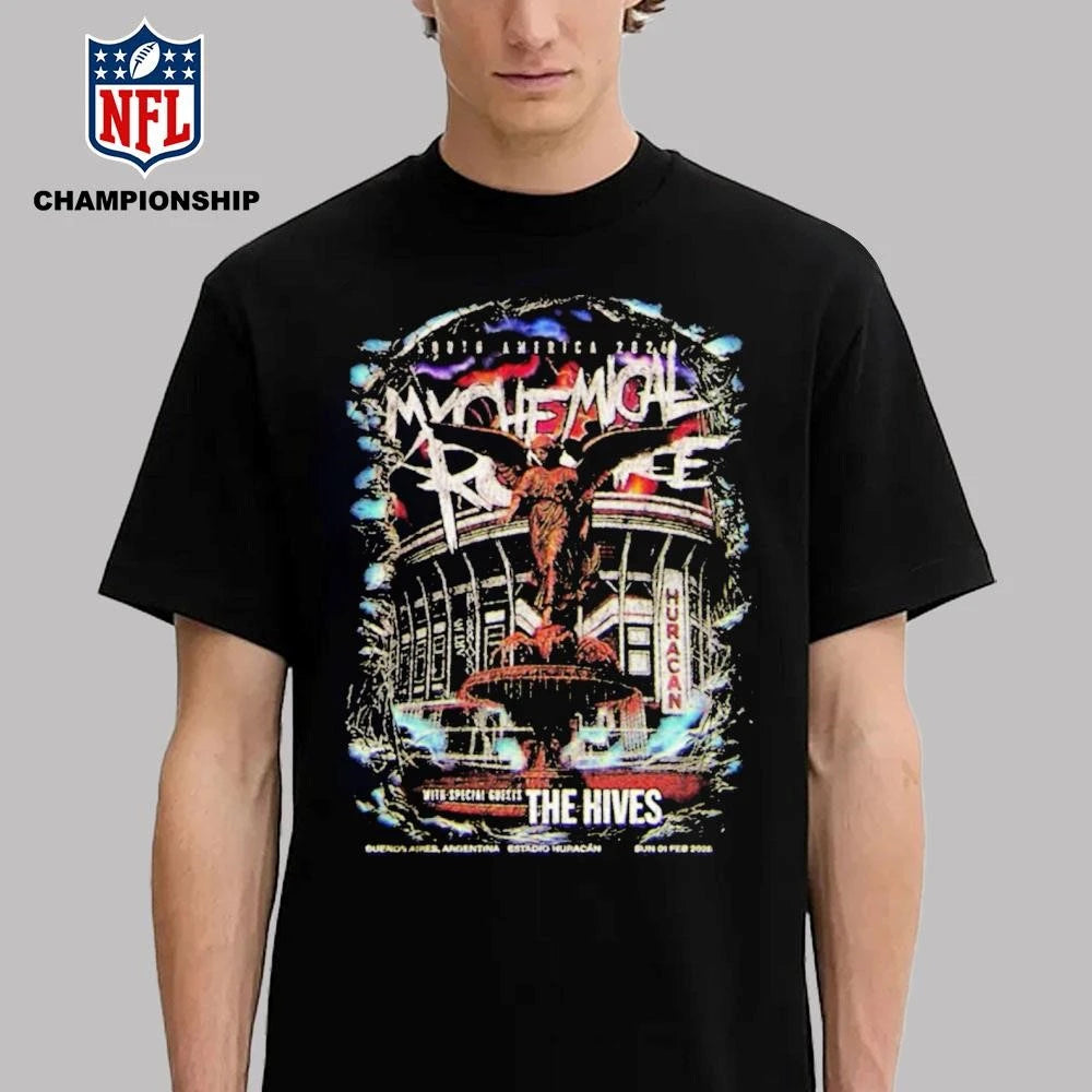 My Chemical Romance Feb 1 2026 Estadio Huracan Argentina Shirt