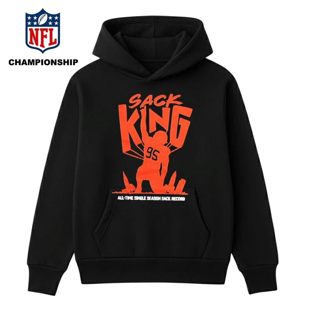 Myles Garrett Cleveland Browns Sack King All Time Single Season Sack Record Shirt