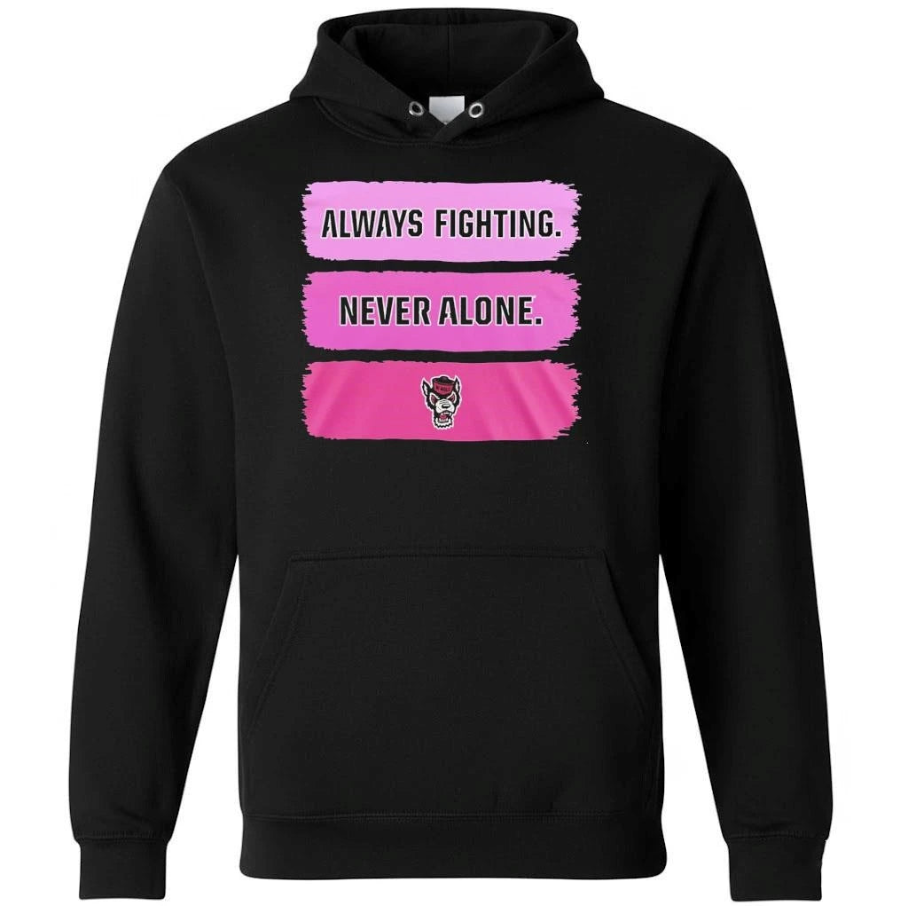 NC State Wolfpack Cancer Always Fighting Never Alone 2026 Shirt